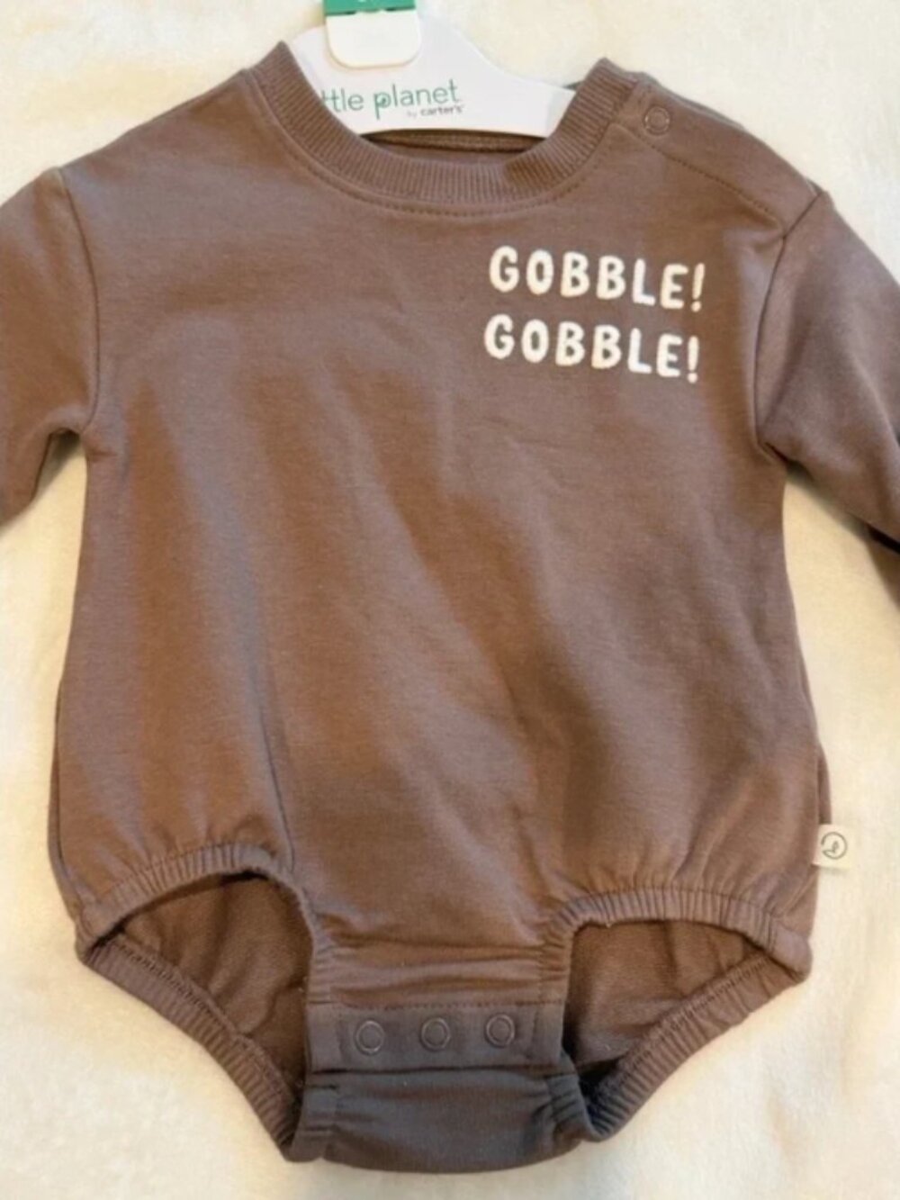 Thanksgiving Turkey Little Planet Bodysuit Baby 3M